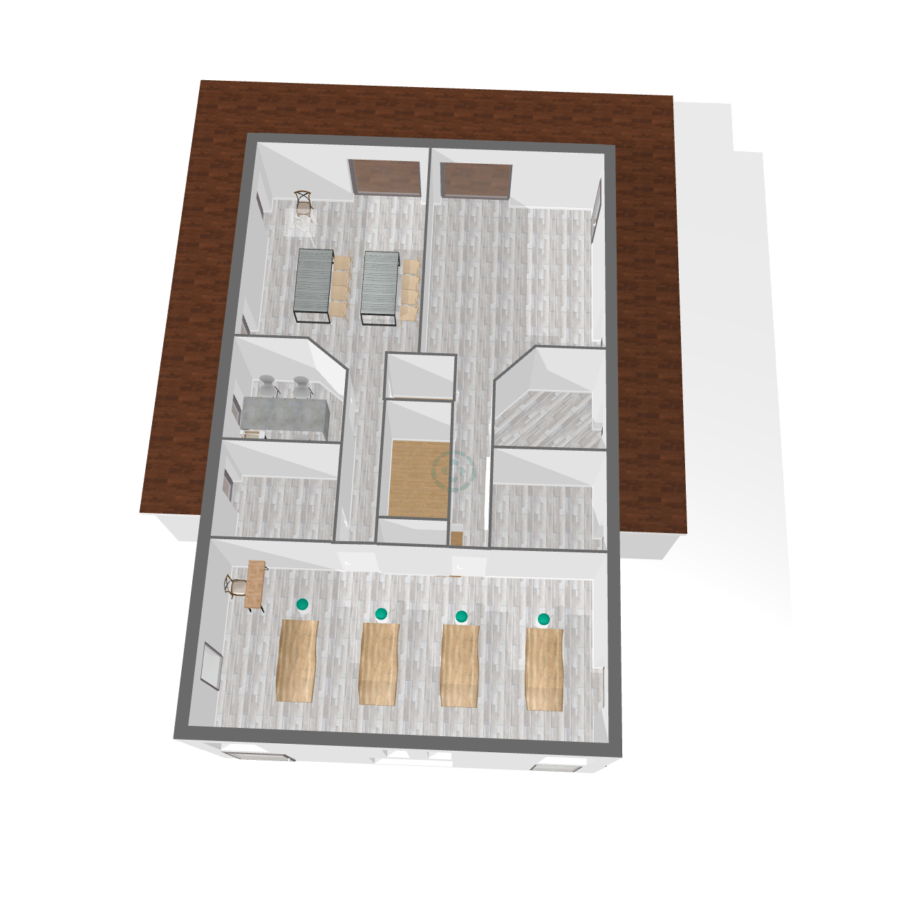 100 m2 pr la théorie et sur table